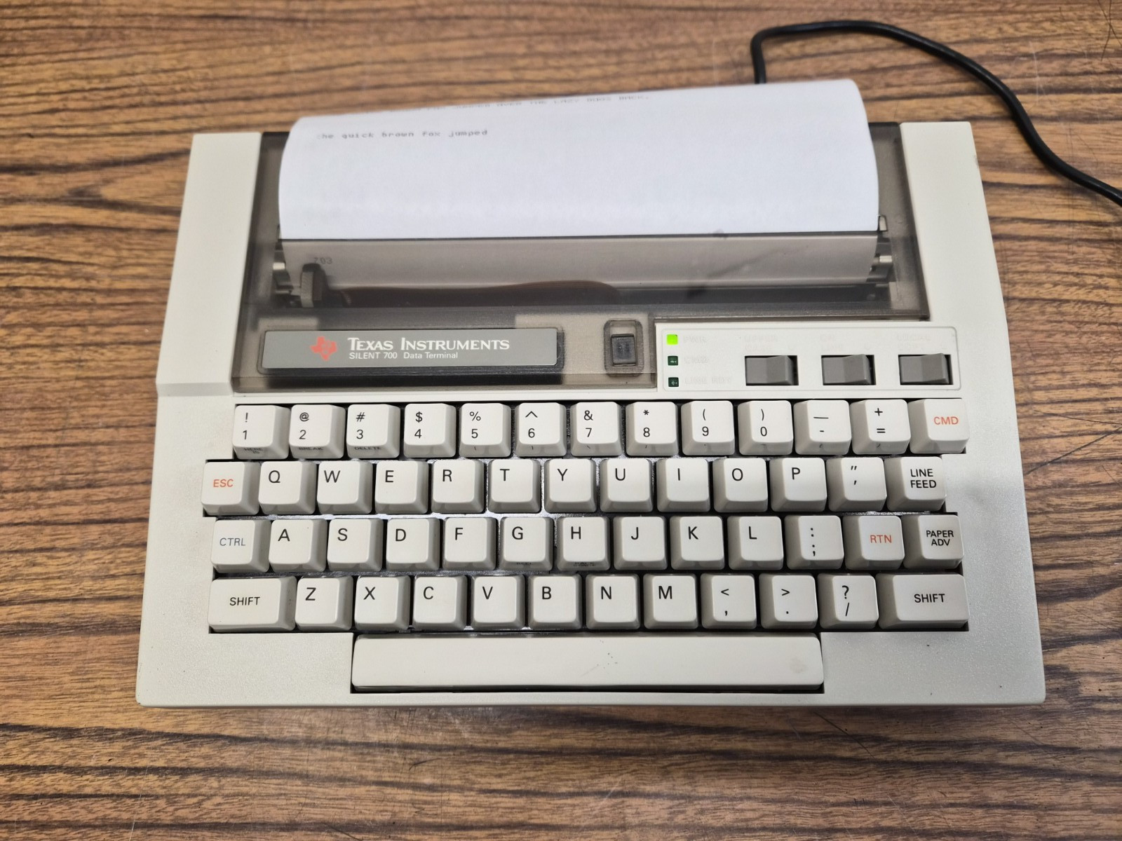 Texas Instruments Silent 700 Data/Serial Terminal Model 703