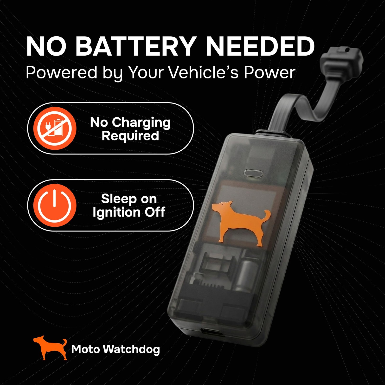 Wired GPS Tracker for Vehicles, No Subscription, No Monthly Fee