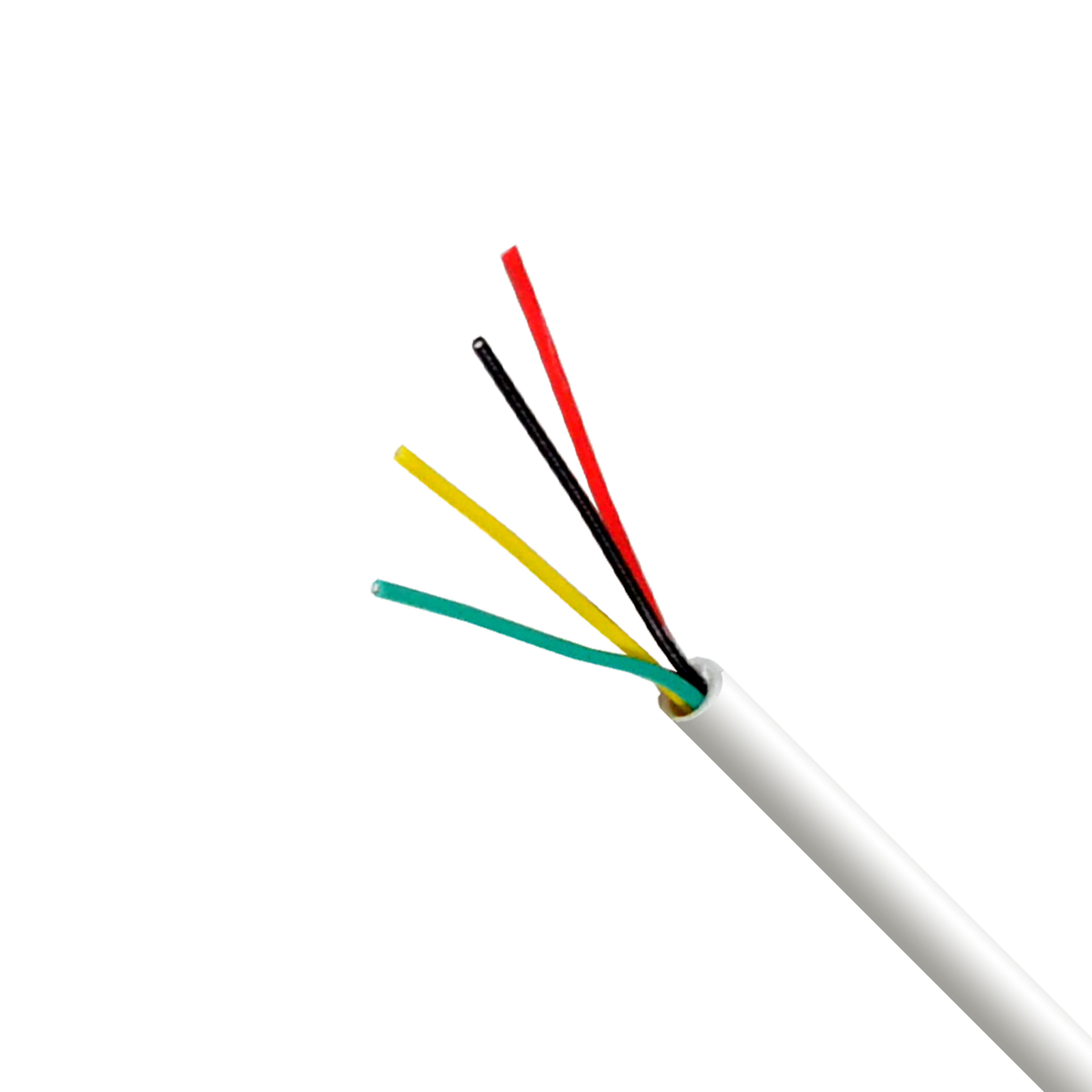 Security Wire Burglar Alarm 22/4 Cable 500FT Solid White 500' Speaker Cable