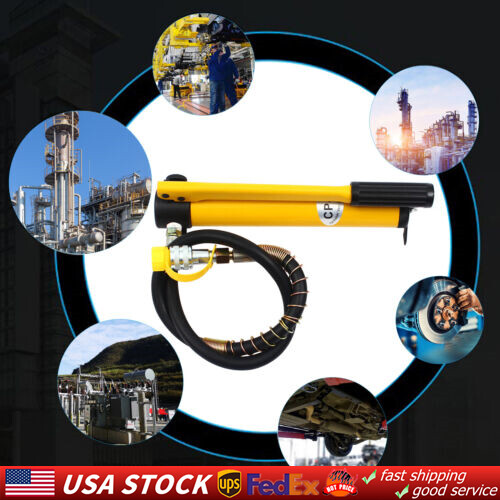 10-Ton Hydraulic Jack Porta Power Set CP180 Manual Hydraulic Hand Pump, 10000PSI