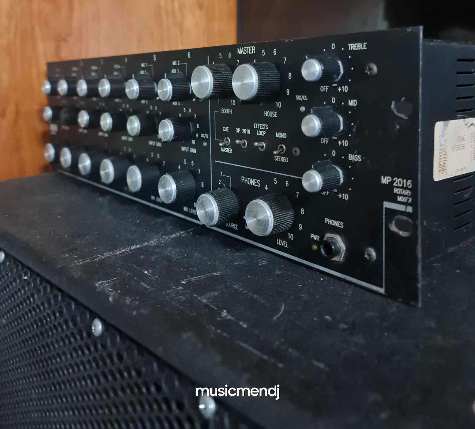 Rane MP2016A Rotary DJ Mixer w/Power Supply - Working
