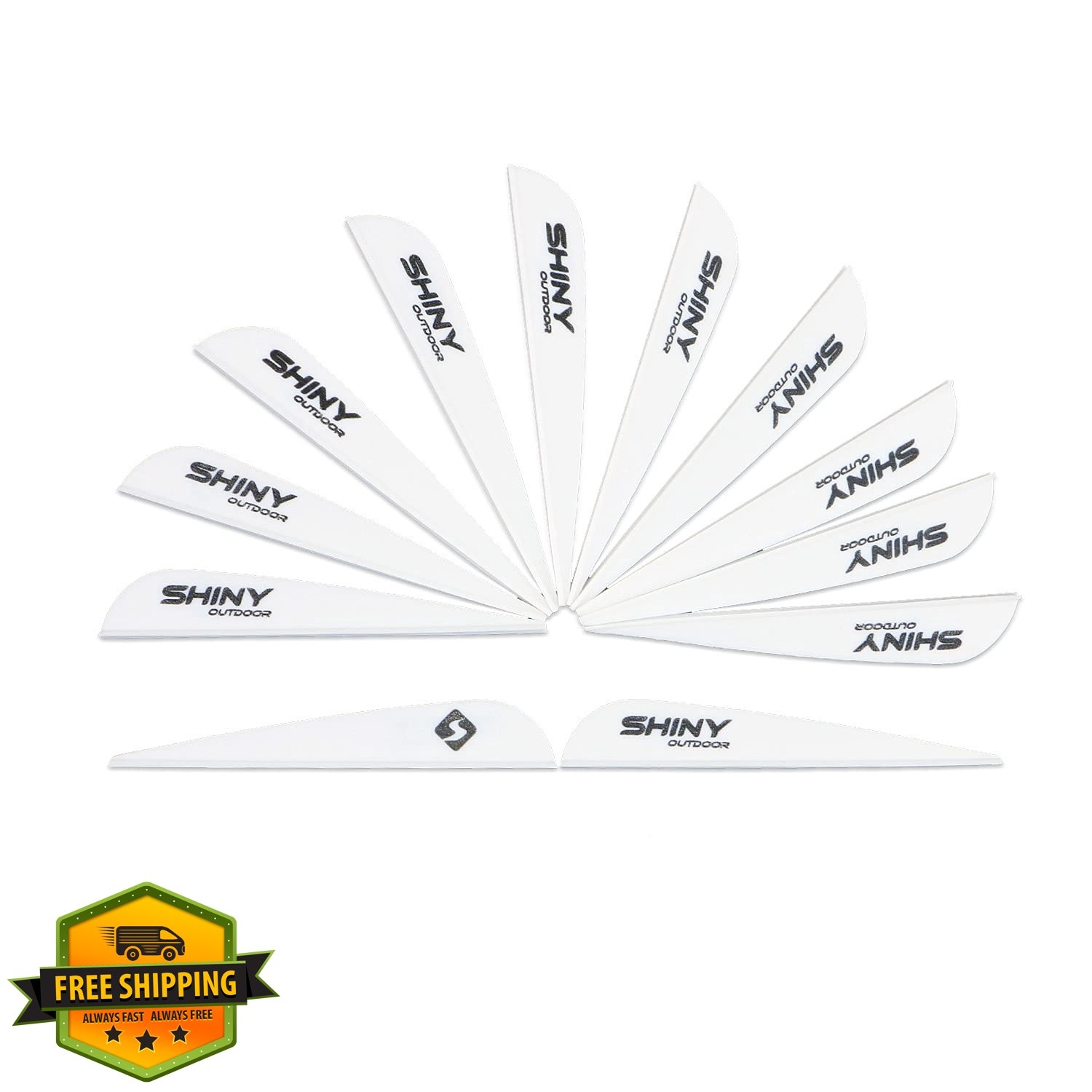 TIGER ARCHERY Fletching Vanes White 50pk