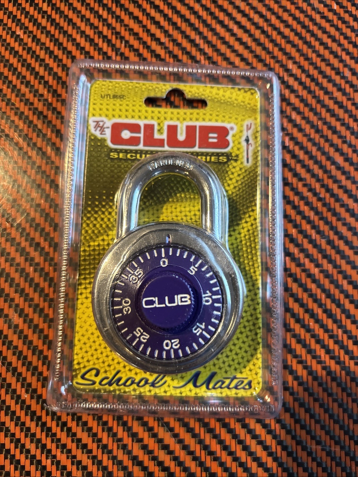 VTG 1999 The Club Security Series School Mate Combination Padlock - NEW Y2K