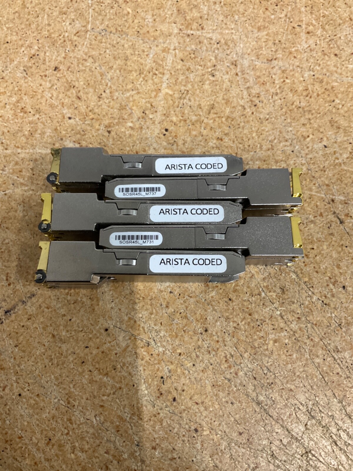 Lot of 5 Solid-Optics SFP -GE-T-SO