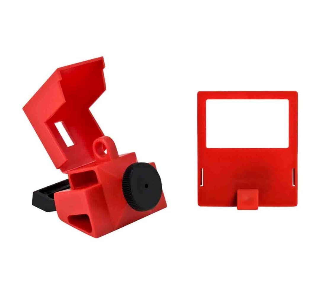 Brady 65397 Clamp-On Circuit Breaker Lockout, 480/600 Volt, RED Poly., FREE SHIP