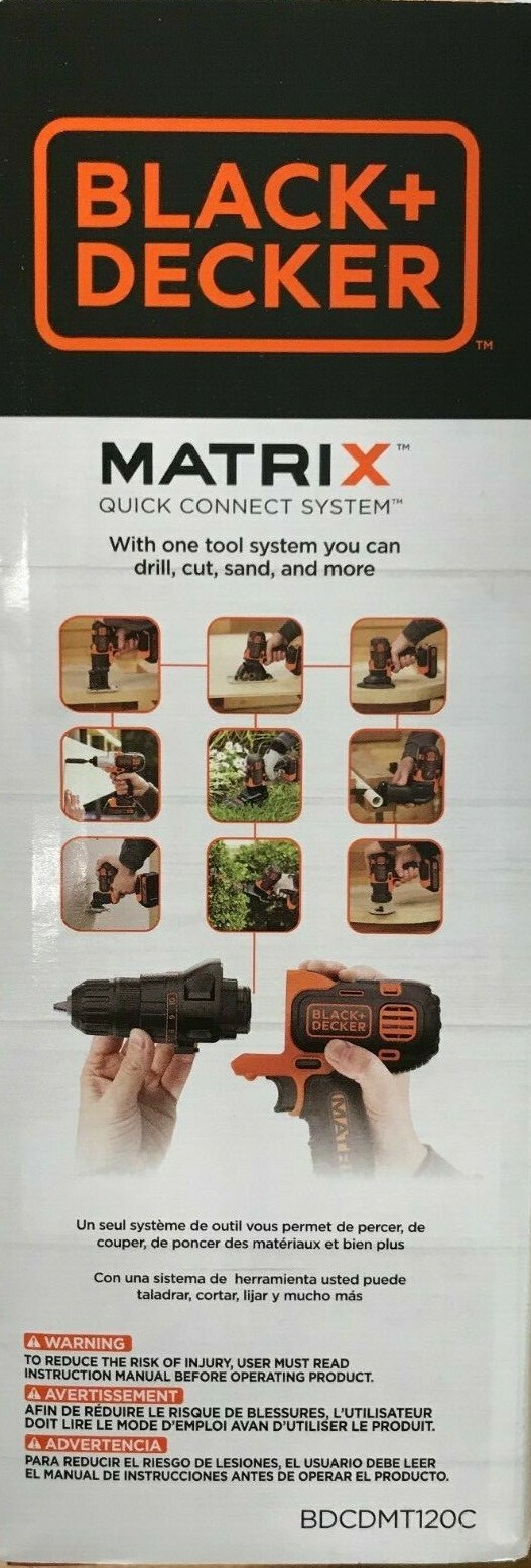 Black & Decker - BDCDMT120C - MATRIX 20V MAX Lithium Drill/Driver