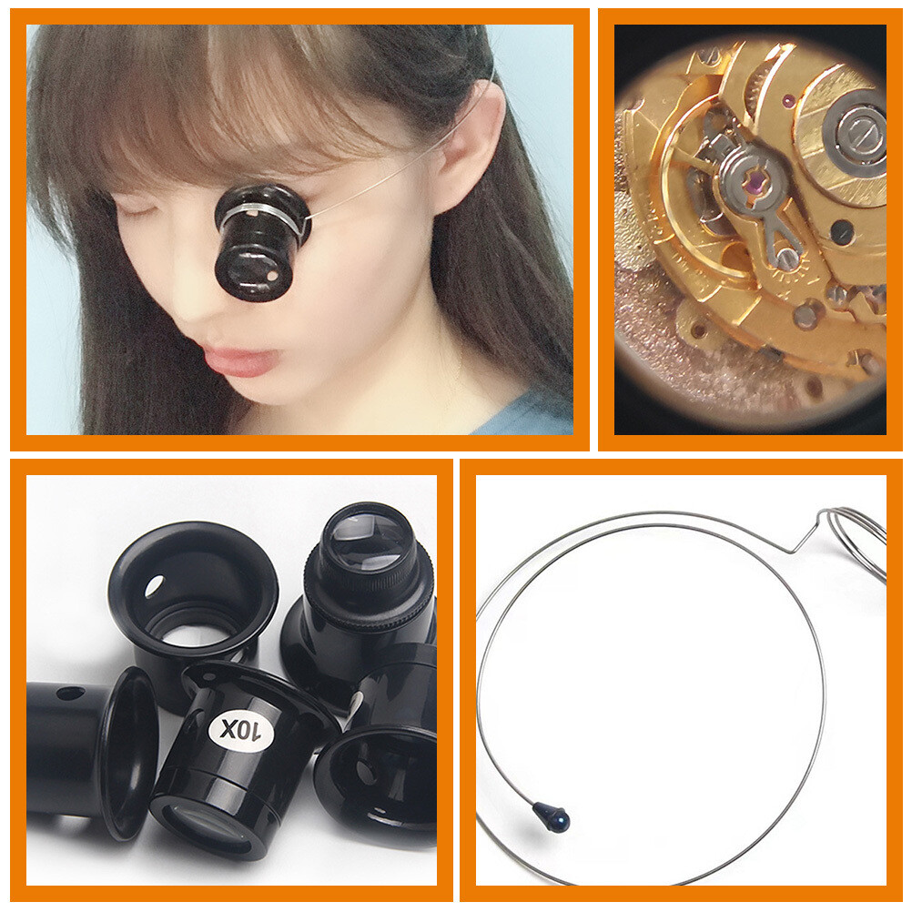 1 Set Watchmakers Loupe Headband Magnifying Glass Jewelers Loupe Tool