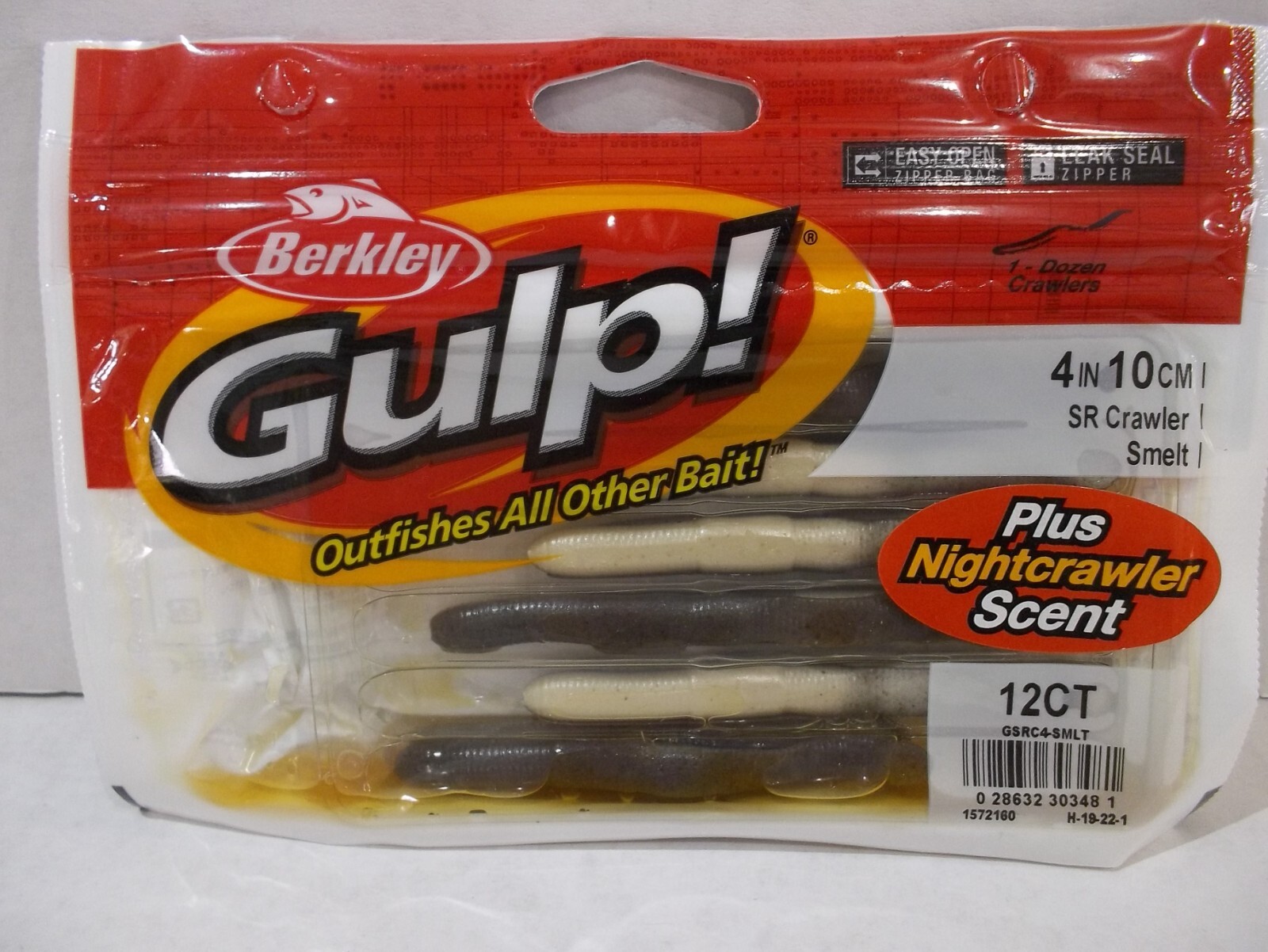 Berkley Gulp! 4" SR Crawler 12 per package Choose your colors!  NIP