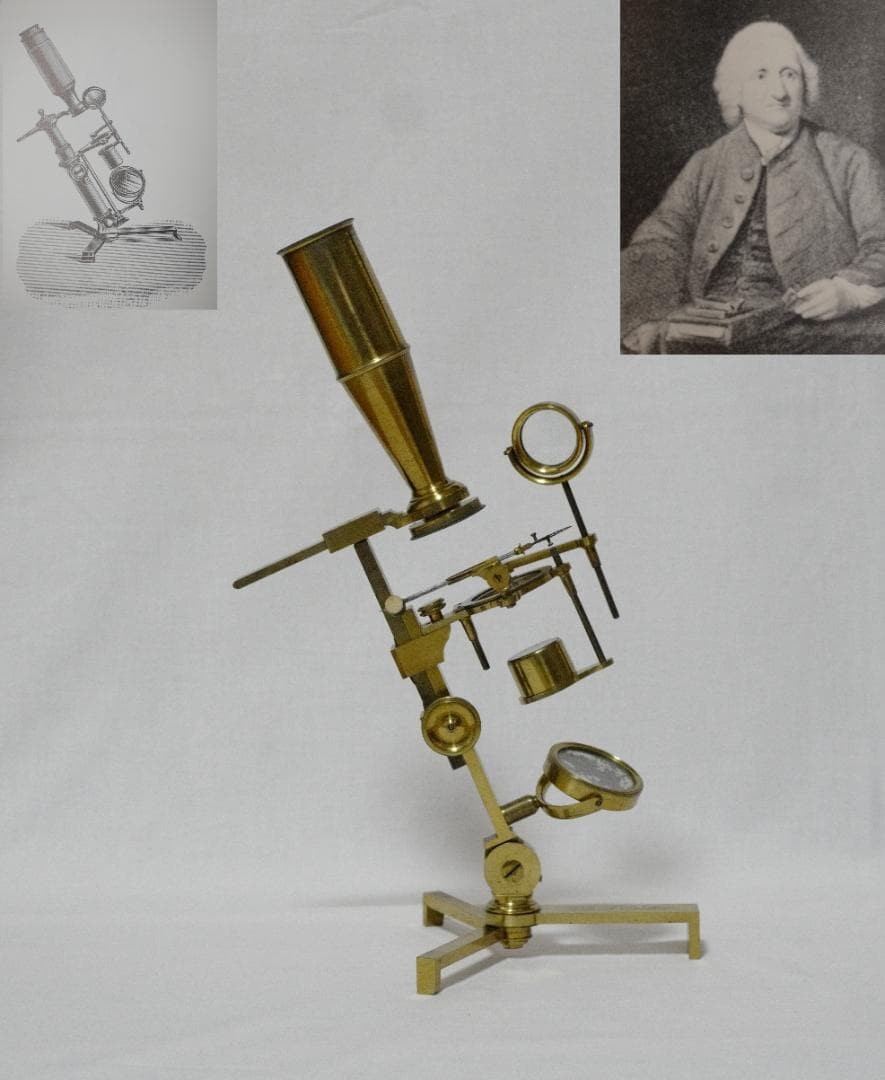 Dorondo Universal Microscope Antique Made in 1776-1790