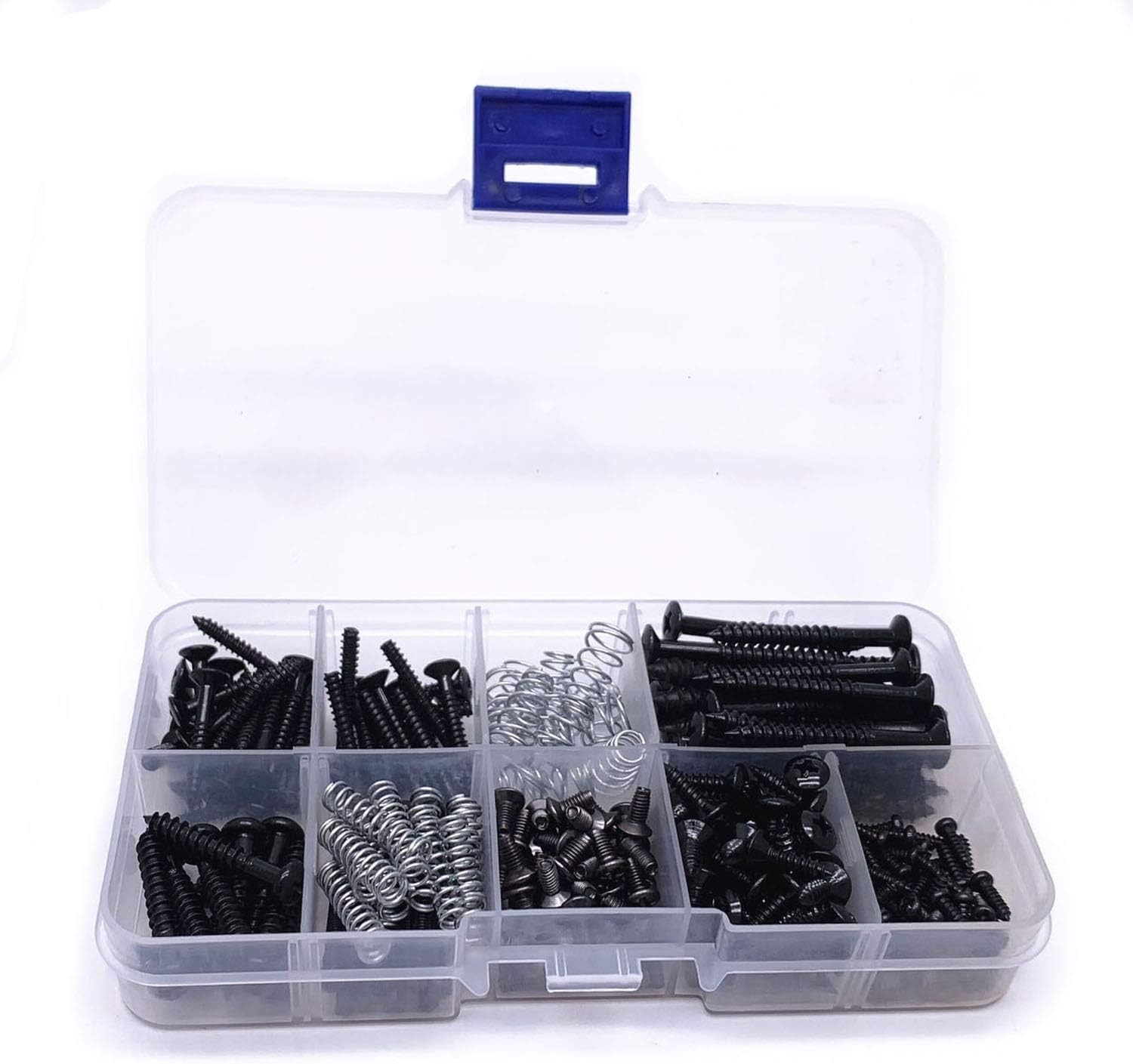 248 Pieces 9 Types Electric Guitar Screw Kit Guitar Mounting Screws Assortment B