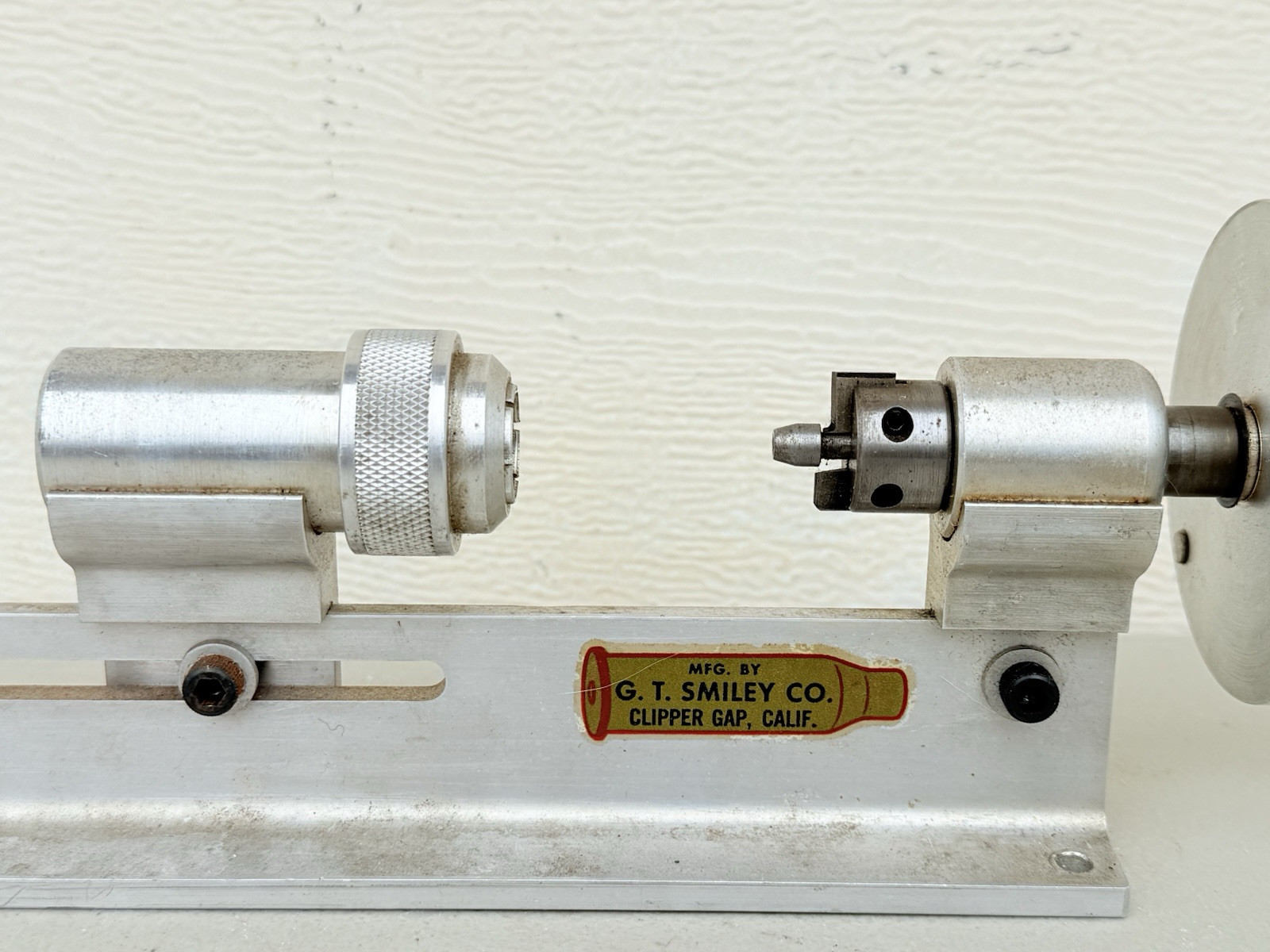 GT SMILEY CARTRIDGE CASE TRIMMER Bench Tool Bullet