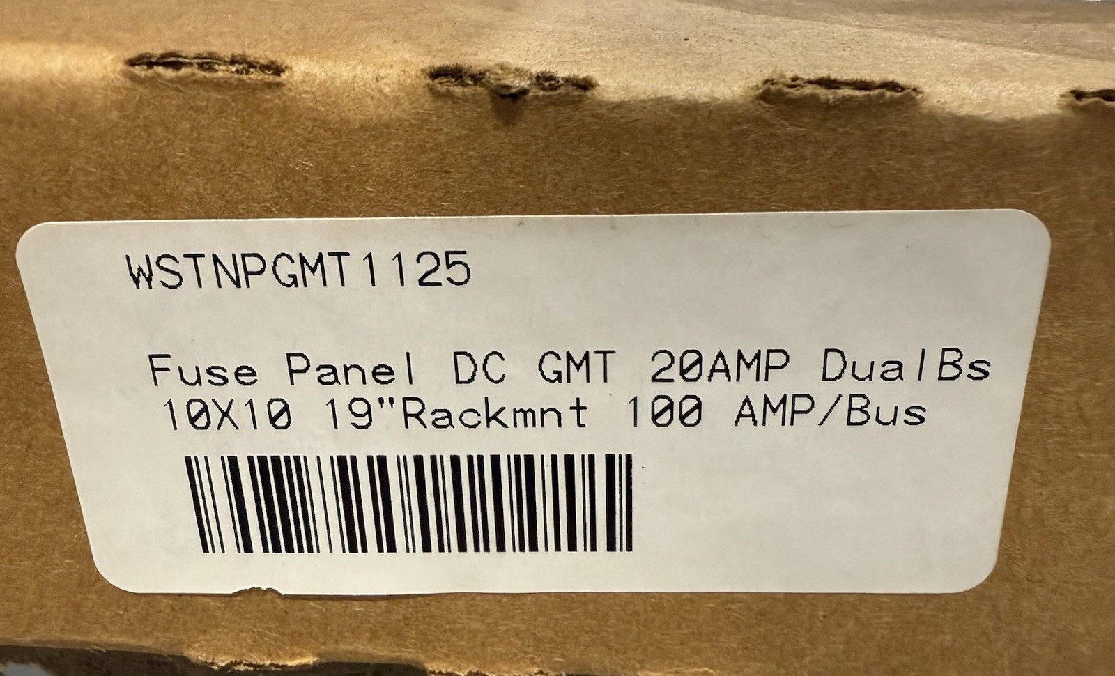 Westell NPGMT1125 Dual Feed GMT Fuse Panel White. New In Box
