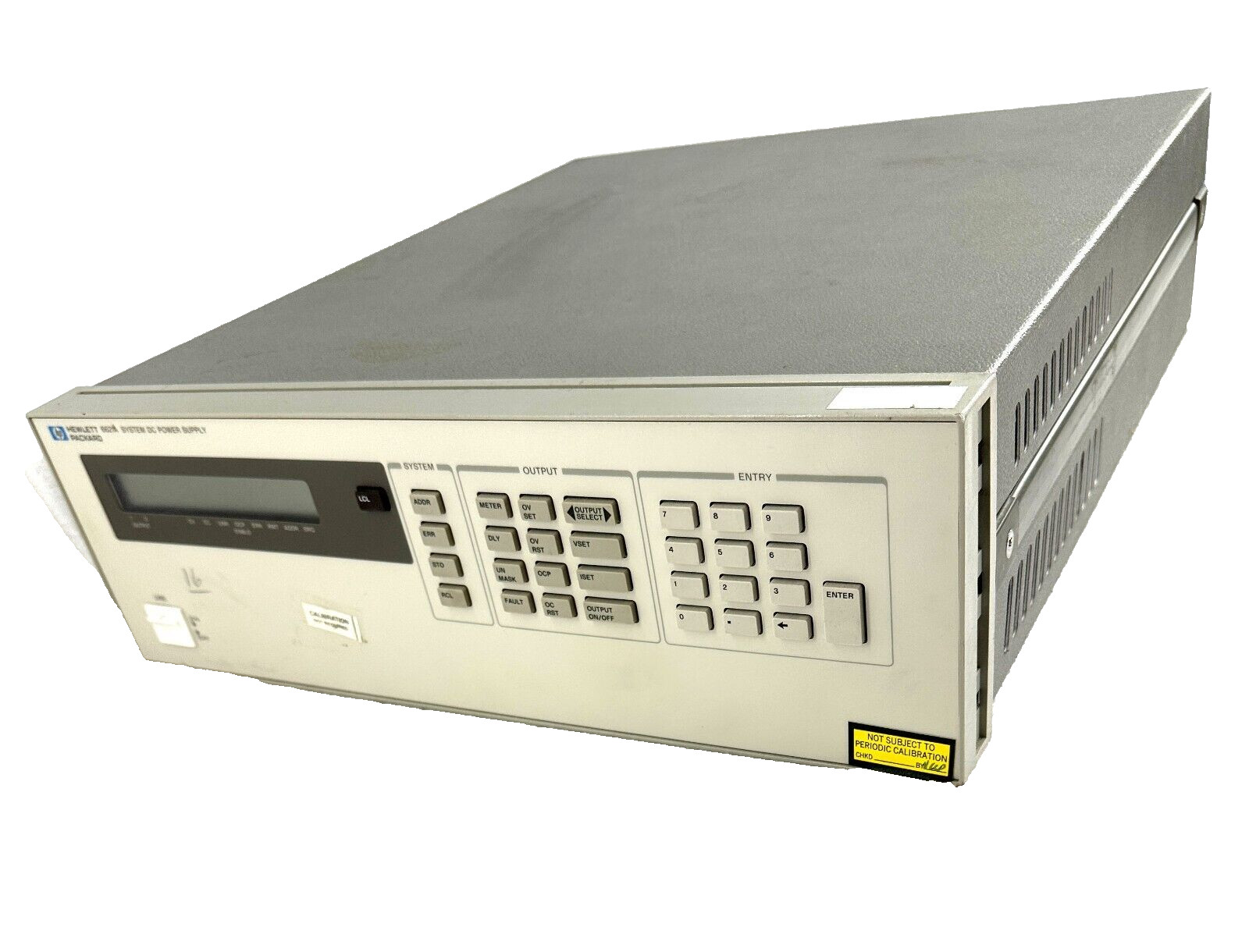 HP 6621A System DC PSU OPT 700  750  OUTPUT  0-7V/0-10A 0-20V /0-4A  787 as-is