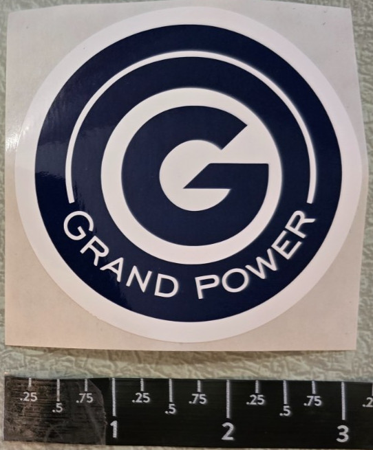 Grand Power Logo Stribog SP45A3 SP45 9mm Carbine Vinyl Decal Sticker Shot Show