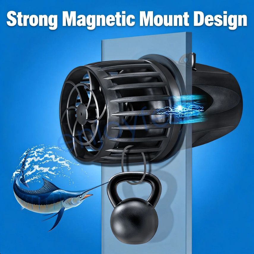 Jebao Jecod DMP15M-45M Wave Maker Aquarium Pump Wifi Bluetooth App Controller US