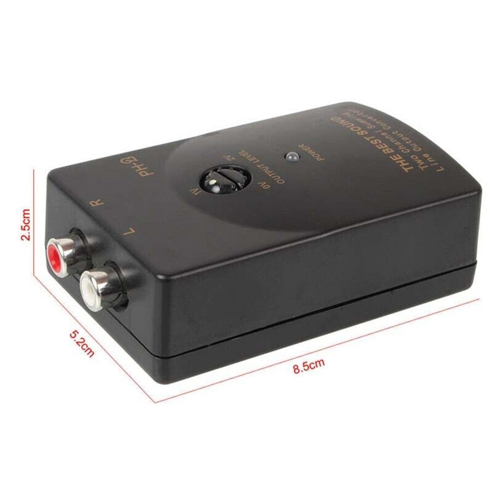 Car Stereo Speaker Outputs To RCA Outputs Speaker Level Converter With Cable M