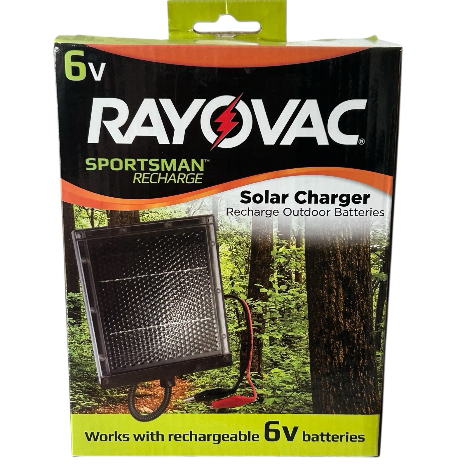 Rayovac Sportsman Recharge Outdoor Solar 6-Volt Battery Charger New In Box NIB