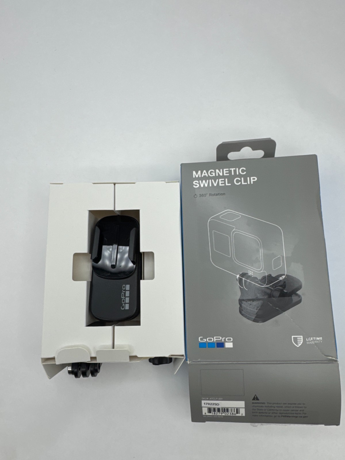 Magnetic Swivel Clip for All GoPro Cameras Hero 13 HERO12 HERO11 HERO10 HERO9