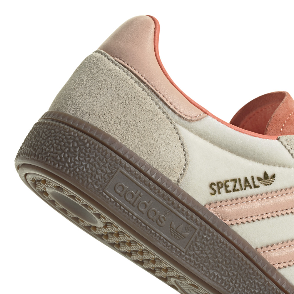 adidas Handball Spezial Lace Up Womens Beige Sneakers Casual Shoes JI2649