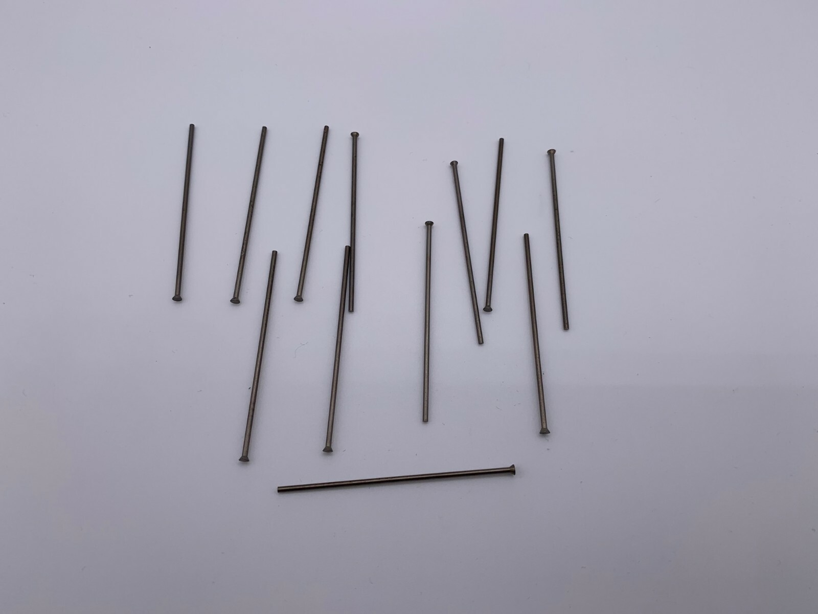 Royal .049" X  2" Long Bevel Headed Punches, Tool Steel, Lot Of 12 Pieces