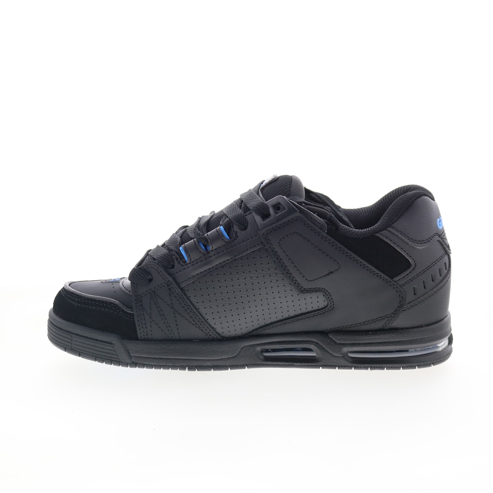 Globe Sabre GBSABR Mens Black Leather Skate Inspired Sneakers Shoes