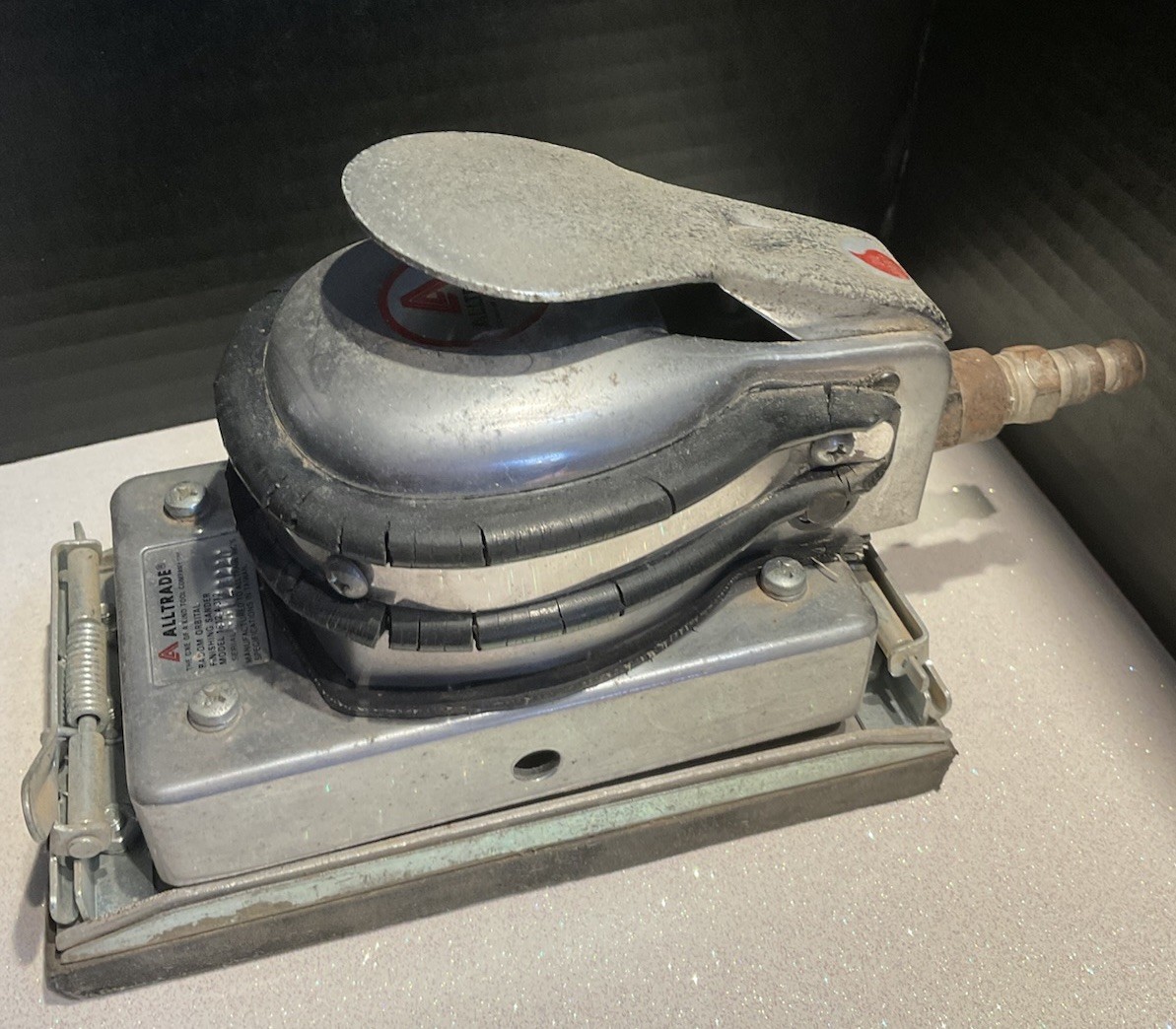 Vintage Alltrade Tools Orbital Air Sander - It Works!