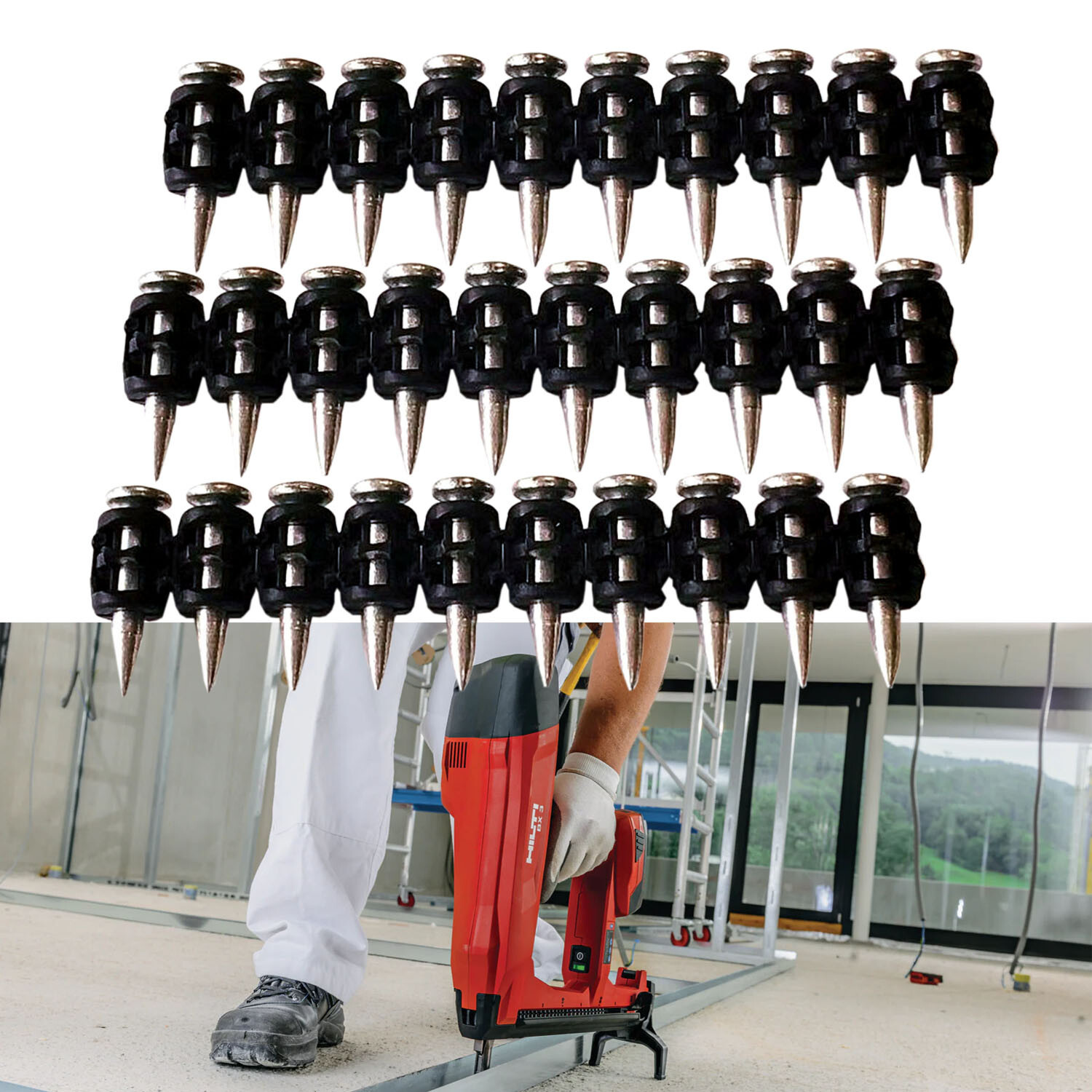 Nails for Hilti BX 3 02, BX 3-IF, type steel concrete nails concrete nailer