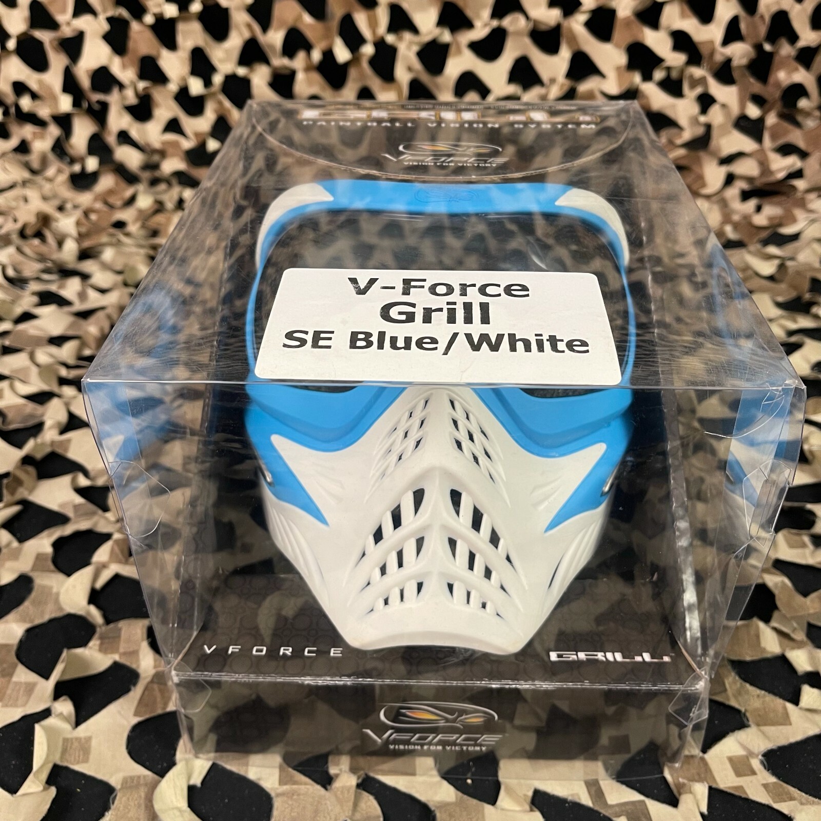 NEW V-Force Grill Paintball Mask - SE Blue/White