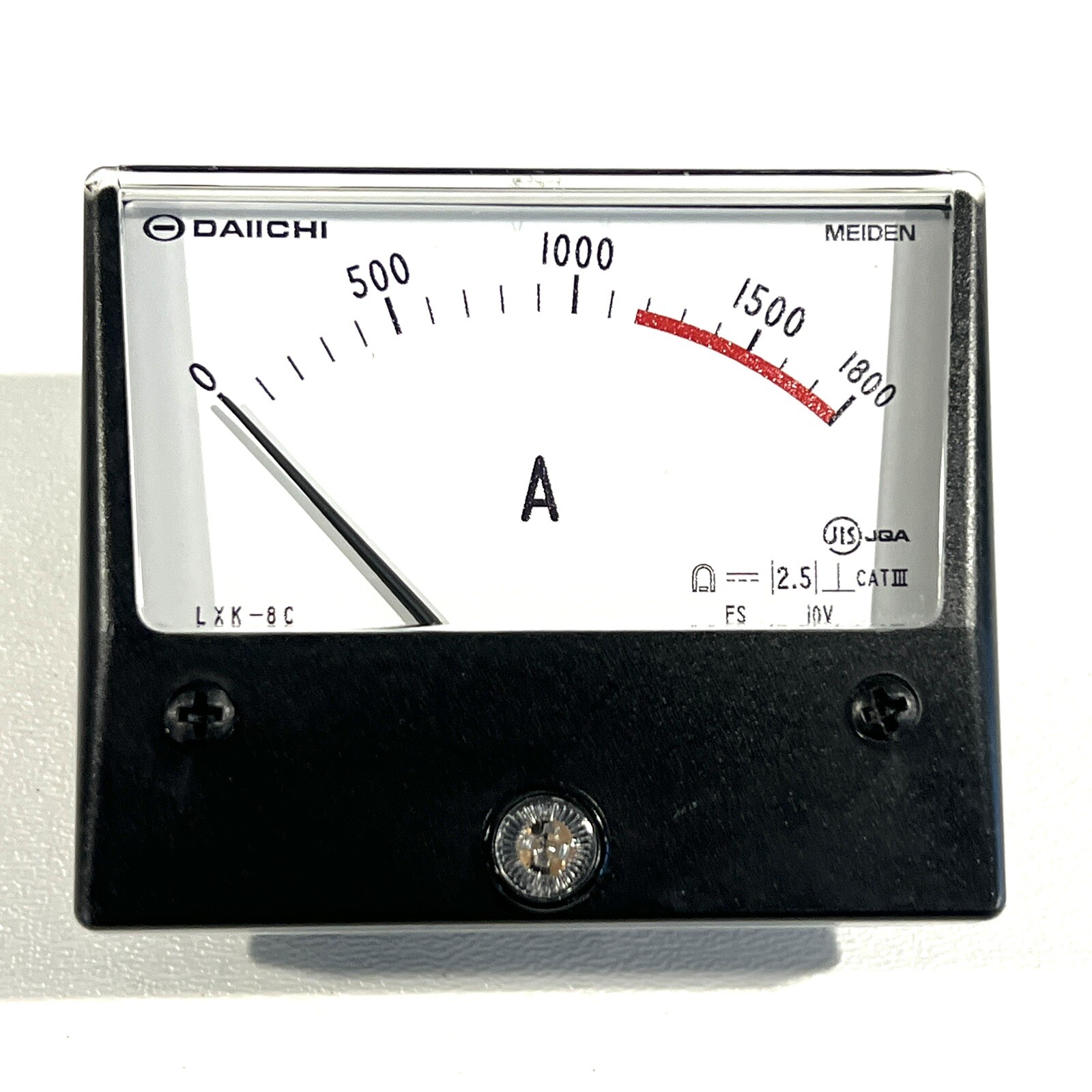 Daiichi LMK-8C Oblong Meter LK Series DC Voltmeter Ammeter