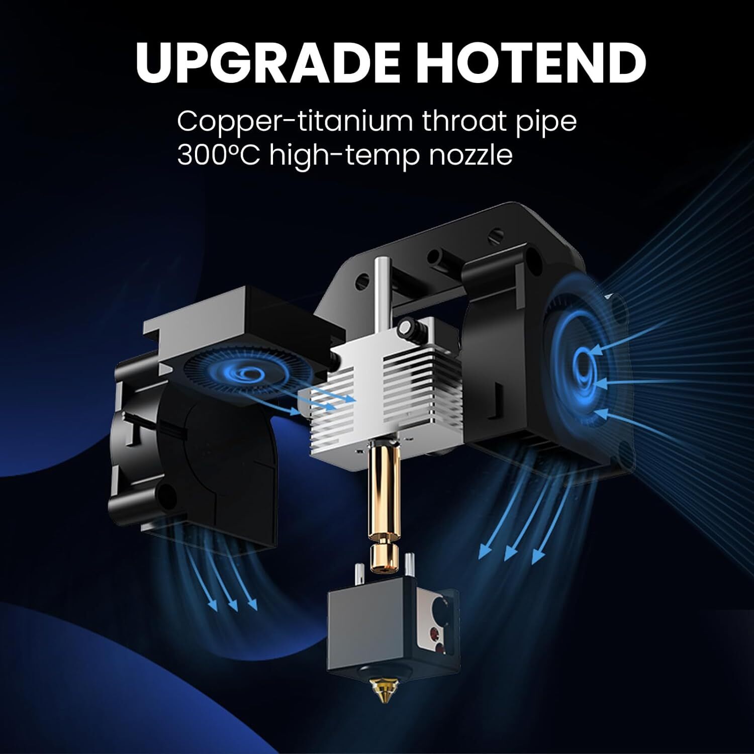 ELEGOO Hotend kit for Neptune 4/4 Pro 3D Printer Fully Assemble with Nozzle