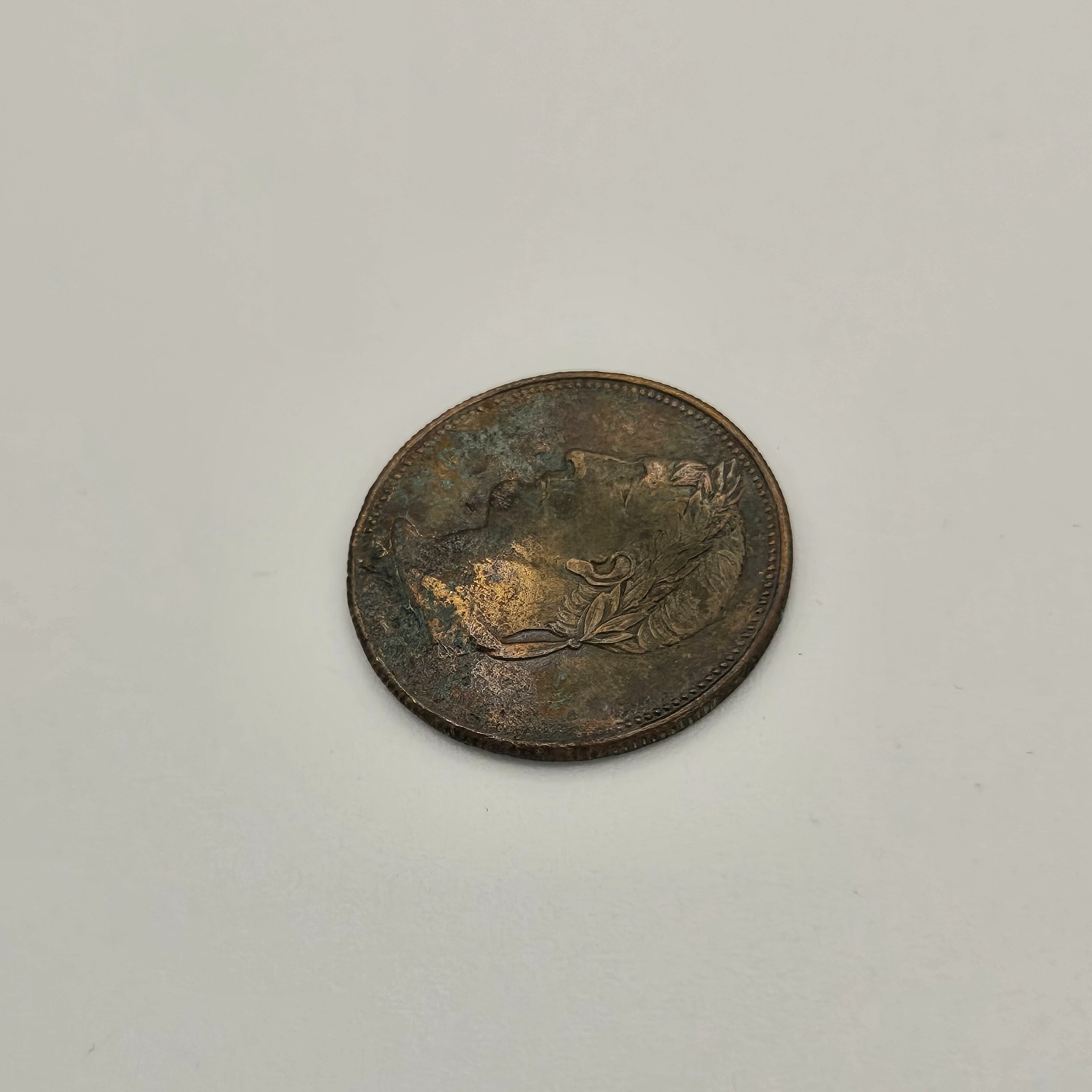 Original Rare 1820s Napoleon C’EST DU CUIVRE Ship Token Canadian Colonial Copper