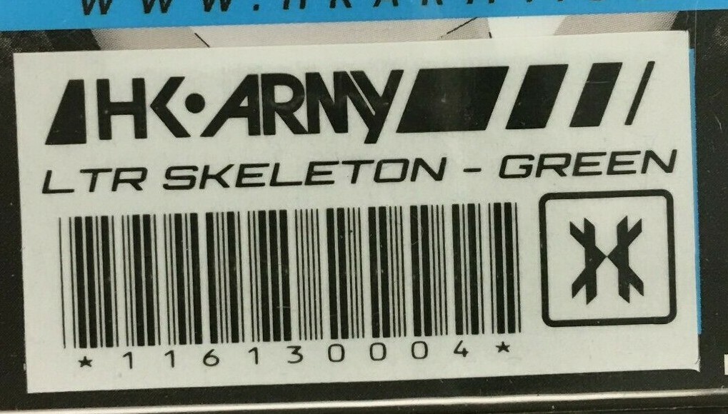 NEW HK Army Rotor/LTR Skeleton Power Button & Release Trigger Kit - Green