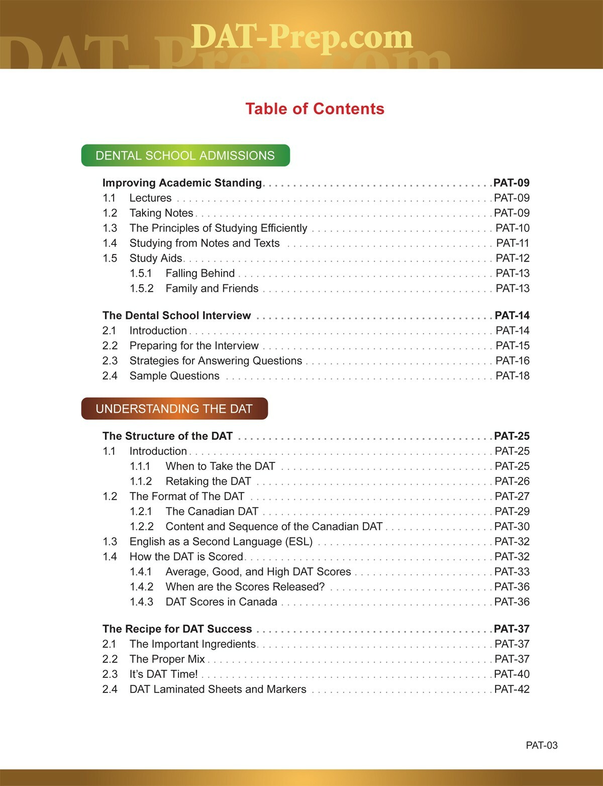 DAT PAT Preparation: 2024 DAT Prep Strategies + bonus DAT Practice Test