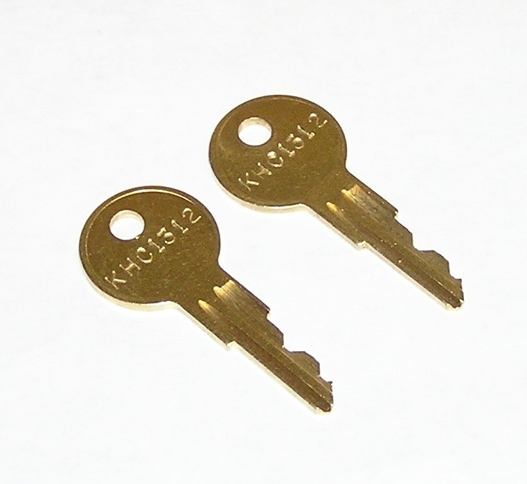 2 - KHC1312 Replacement Keys fit Kason, Kolpak, Norlake Refrigeration Equipment