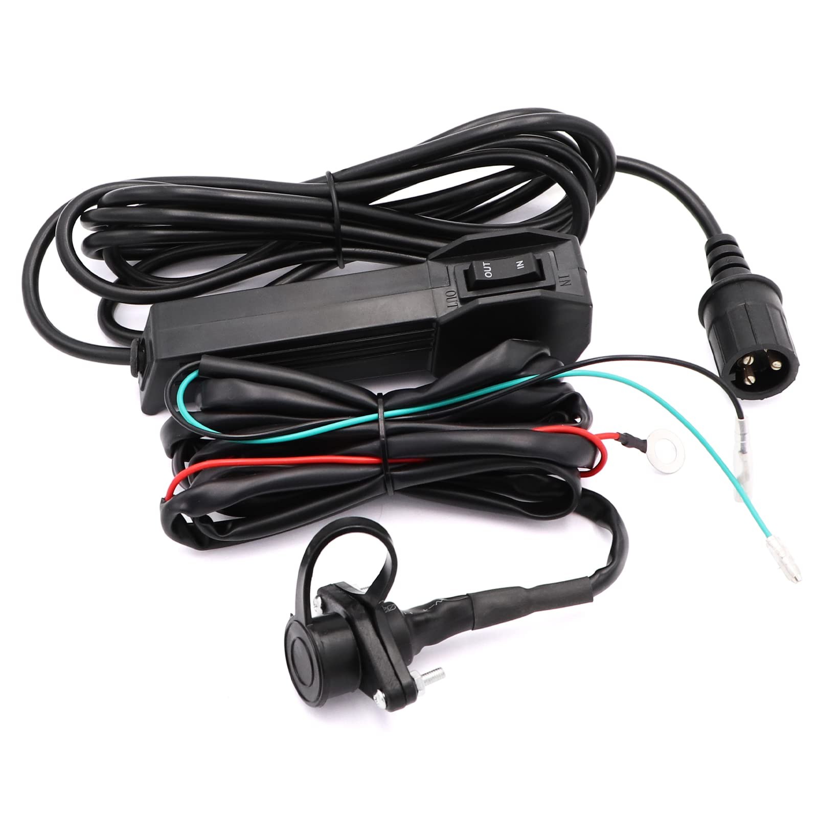 12V Winch Corded Manual Hand Remote Control Kits for ATV UTV Winch