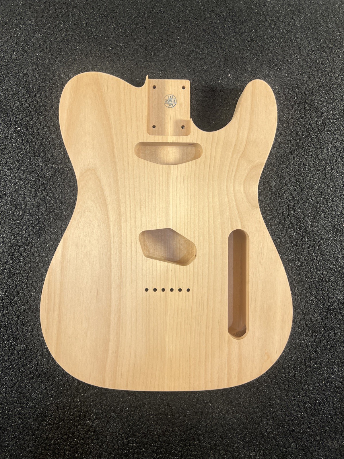 Howell Guitar Unfinished Tele Body Two Piece Alder