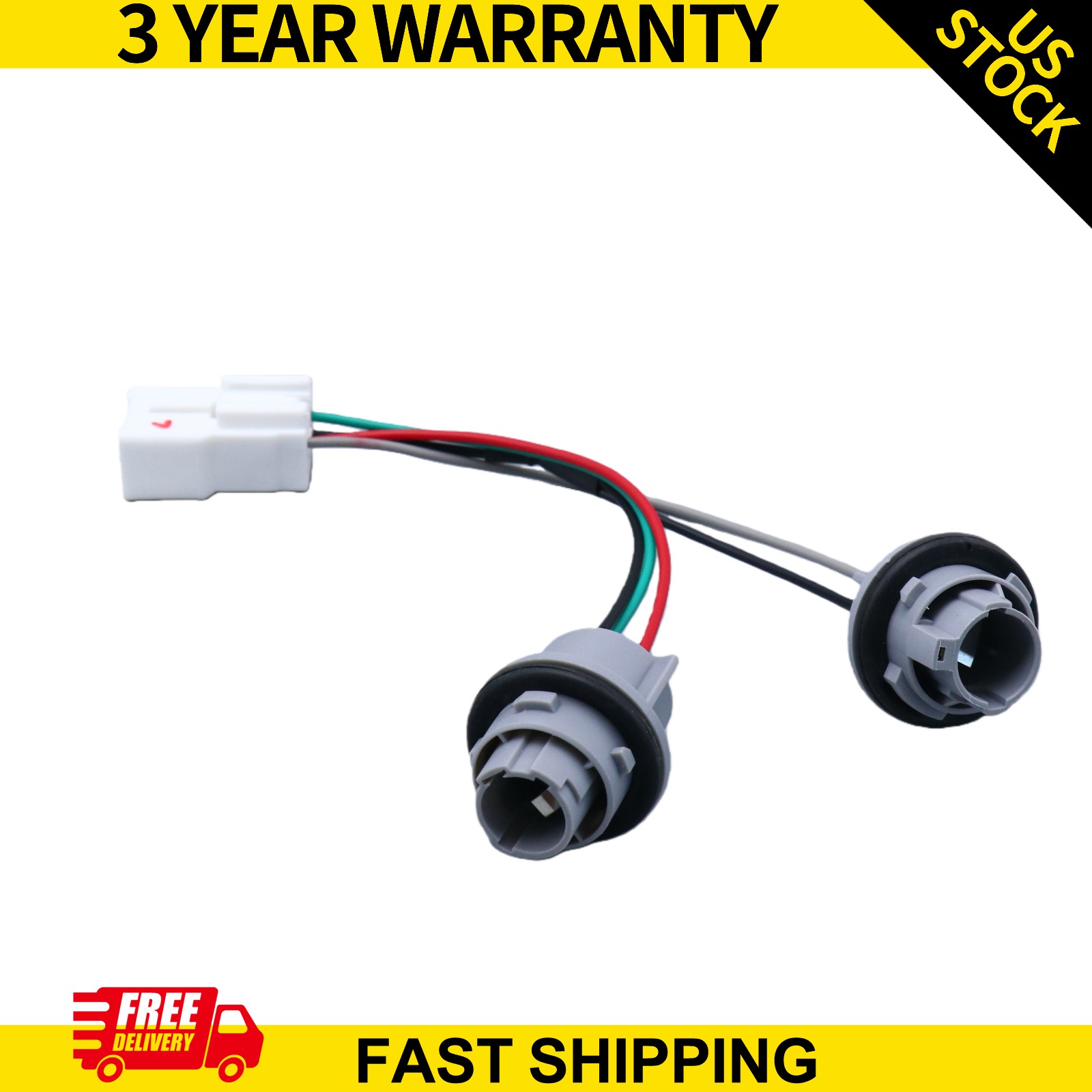 Fits Kia Forte 2017-2018 Rear Outer Tail Light Wiring Harness Socket 92470B0600