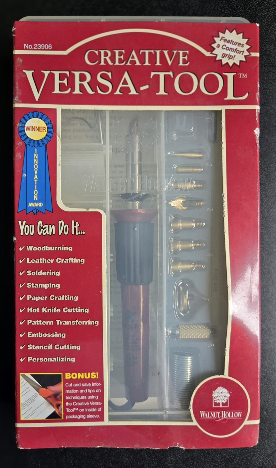 Walnut Hollow Creative Versa-Tool Multi Use Crafting Tool Wood Burning Stamping