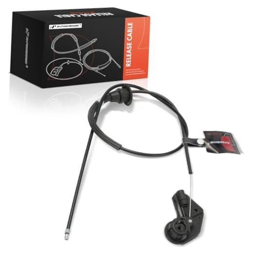 Hood Latch Release Cable with Handle Compatible with BMW E53 Series 39.3 inch