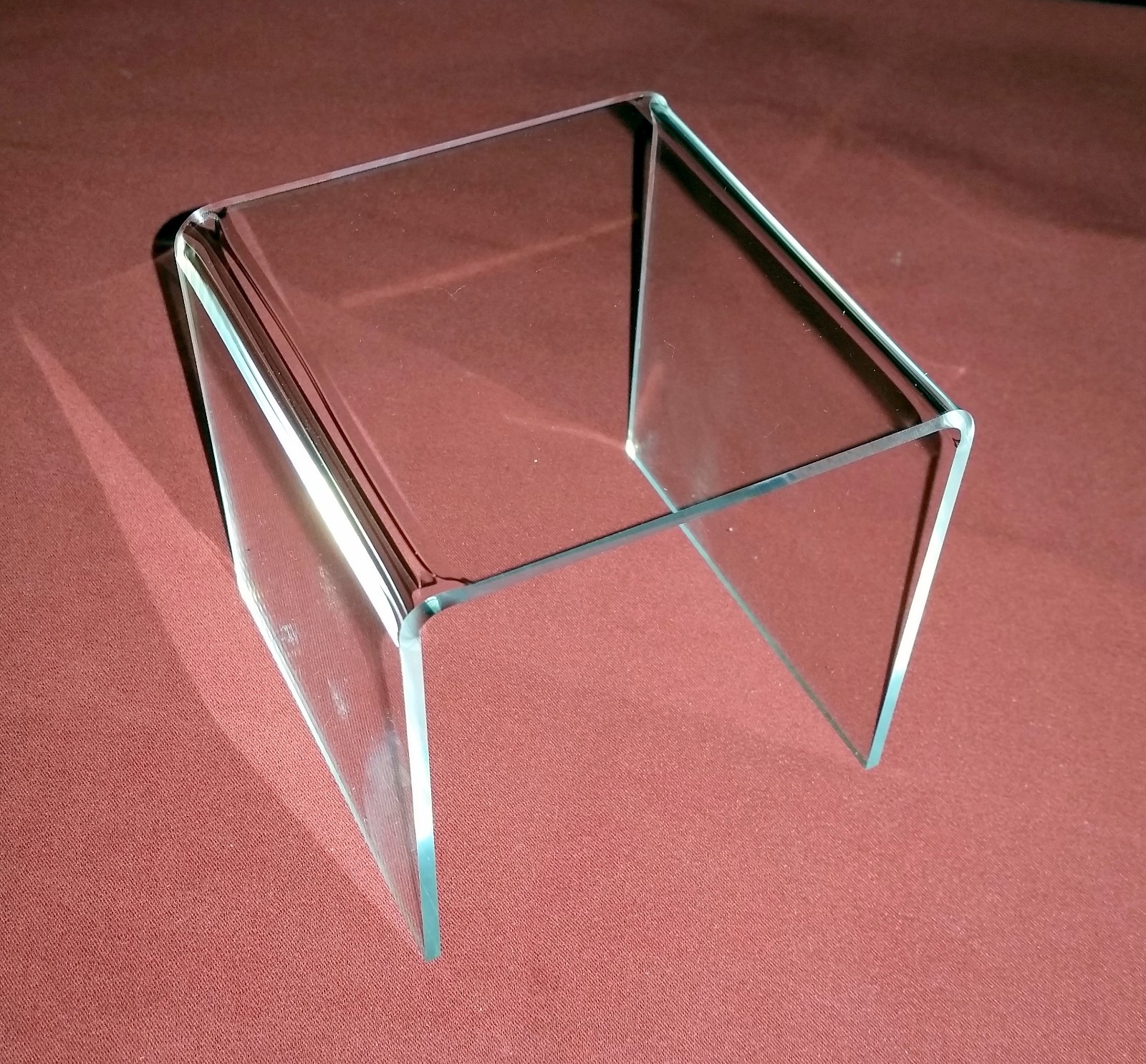 *4 Clear Acrylic / Plastic Risers Display Stand Pedestal 2" x 2" x 2"