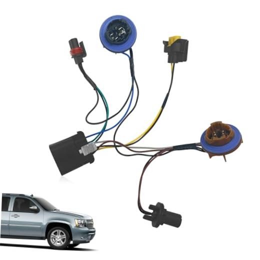 Headlight Wiring Harness, Headlamp Wiring Harness Compatible with Chevy Tahoe