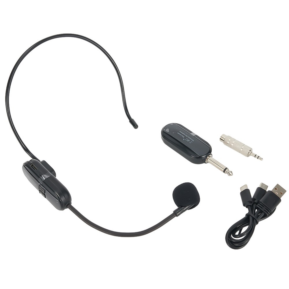 for 2.4G Wireless Microphone Headset 160FT Range Mic For Teach Outdoor Speech