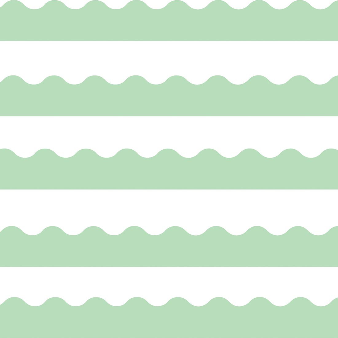 Mint Green Scalloped Border Trim by Teacher Created Resources