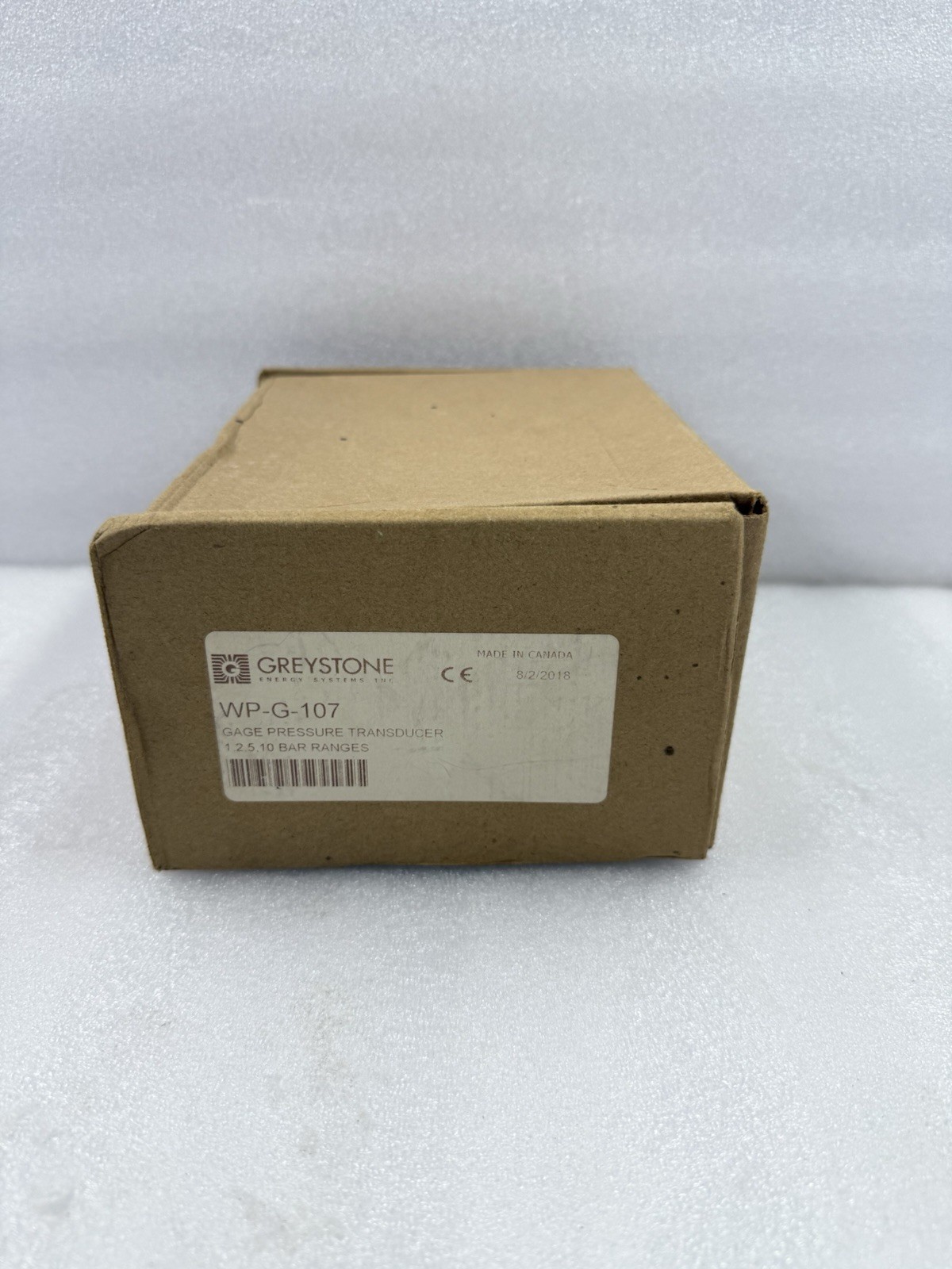 NEW GREYSTONE WP-G-107 GAGE PRESSURE TRANSDUCER 1,2,5,10 BAR RANGES FAST SHIP