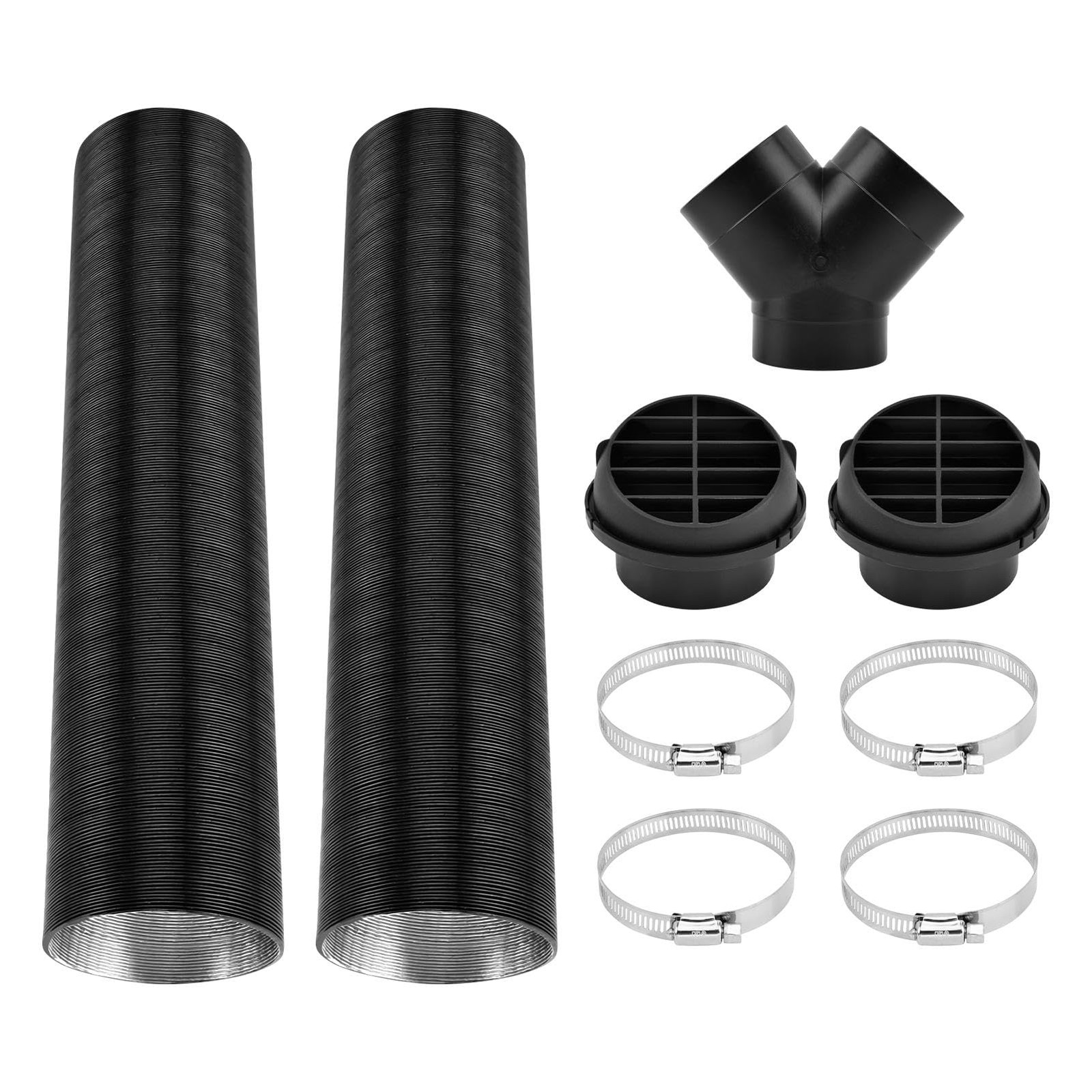 JIANWEI Diesels Heater Exhaust Pipe Set, 75mm/3inch Car Parking Heater Air Ve...