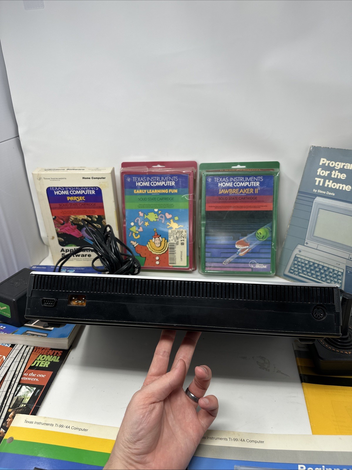 Vintage Texas Instruments TI-99/4A Home Computer + 3 Games, Manuals, + More