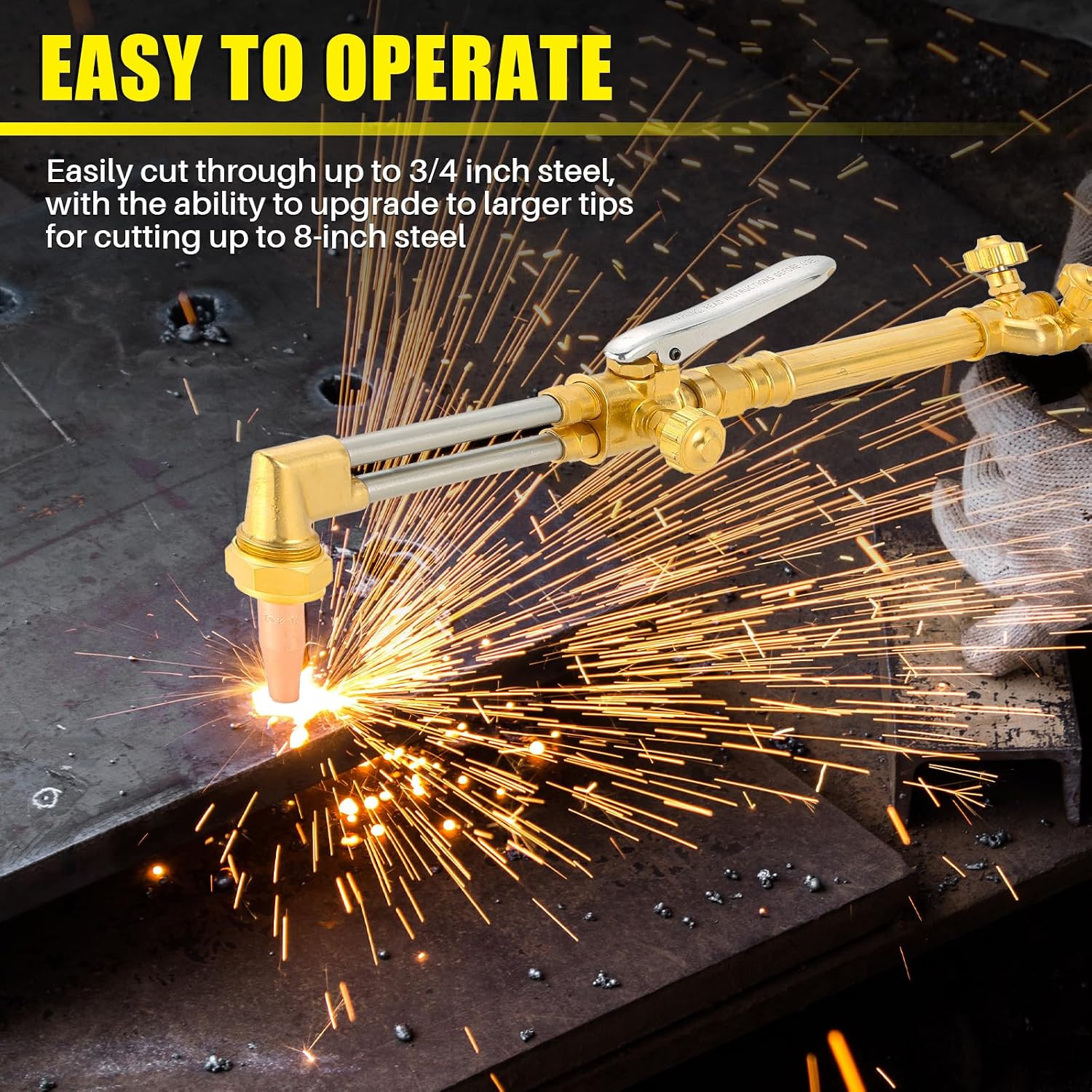 Victor Type Cutting Attachment Torch Handle Oxygen/Acetylene Cutting Welding