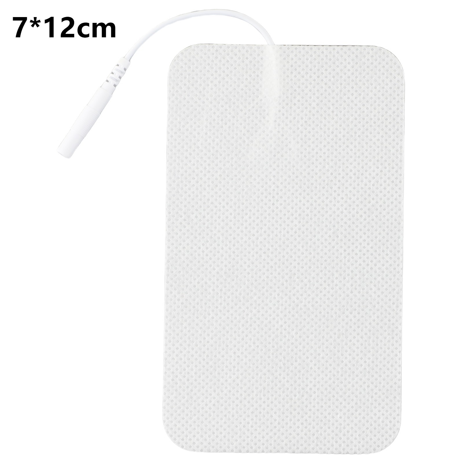 4 Extra Large Electrode Pads Replacement Patches 7x12 cm for Tens Units Reusable