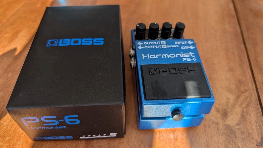 New Boss PS-6 Harmonist Guitar Effects Pedal
