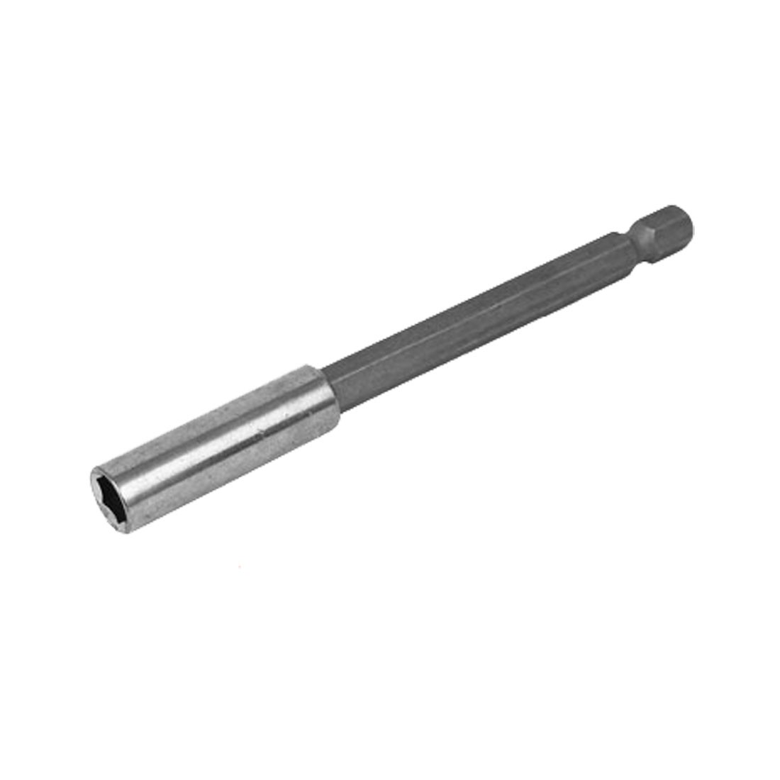 1/4" Hex Shank Metal Magnetic 6.5mm Socket Nut Driver Gray 100mm New